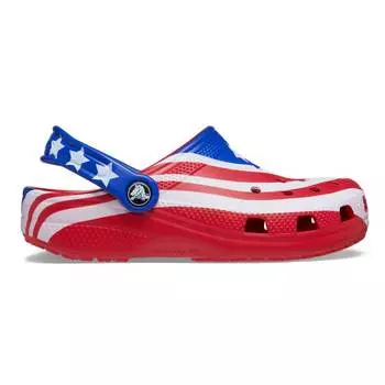Сабо детские Crocs Classic American Flag Clog, красный/белый/синий