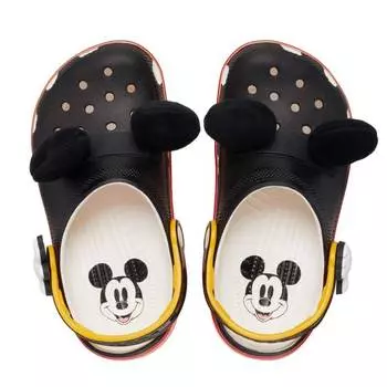 Сабо детские Crocs Mickey Mouse Classic Clog, черный/красный/желтый