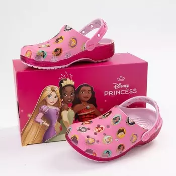 Сабо Disney Crocs Princess Clog, розовый