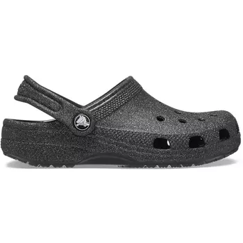 Сабо для маленьких детей Crocs Toddler Classic Glitter Clog, черный
