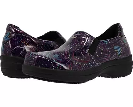 Сабо Easy Works by Easy Street Bind, цвет Purple Multi Hearts Patent