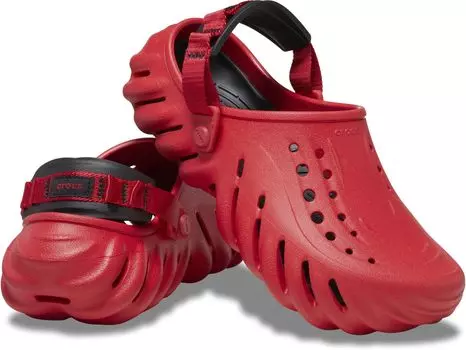 Сабо Echo Clog Crocs, цвет Varsity Red