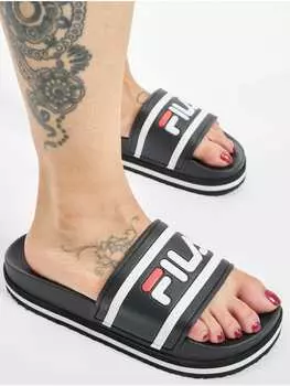 Сабо Fila, цвет black/stripe