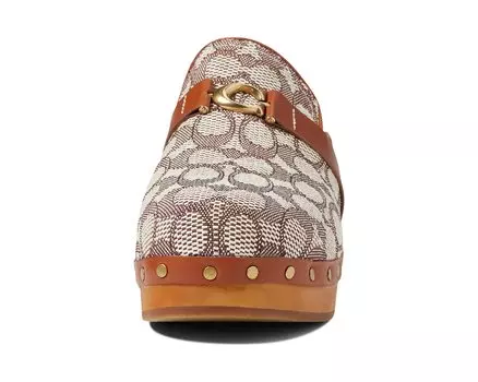Сабо Finlay Textured Jacquard Clog COACH, какао