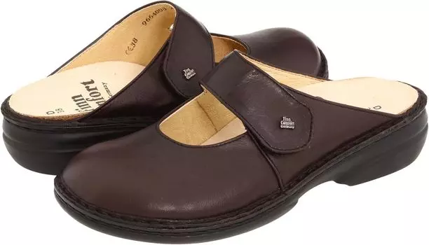Сабо Finn Comfort Stanford - 2552, цвет Kaffee Senegal Leather