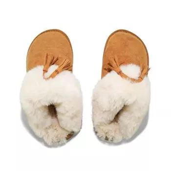 Сабо Flip Flop Hausschuh homestay*tassle, коричневый