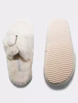 Сабо Flip Flop Hausschuhe, белый