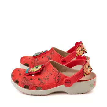 Сабо Frida Kahlo x Crocs Classic Clog, цвет Bone/Red
