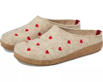 Сабо Haflinger Cuoricini, бежевый