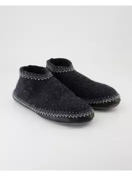 Сабо HAFLINGER Geschlossene Hausschuhe, серый