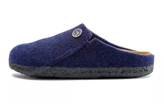 Сабо из войлока Zermatt Birkenstock, темно-синий