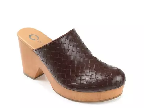 Сабо Journee Collection Kelsy, темно-коричневый