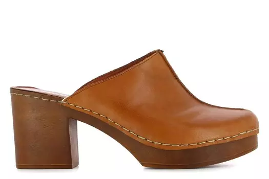 Сабо Кракен на каблуке Camila'S, коричневый