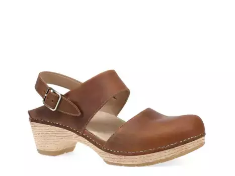 Сабо Lucia Clog Dansko, цвет tan