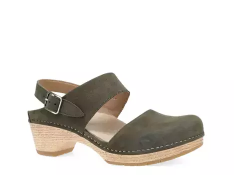 Сабо Lucia Clog Dansko, зеленый