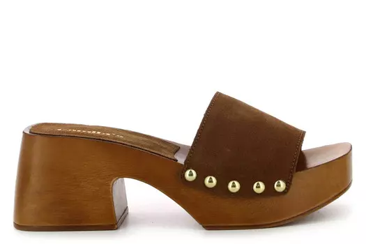 Сабо Maga на каблуке Camila'S, коричневый