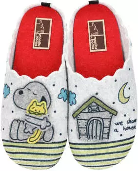 Сабо Manitu Home Klassische Hausschuhe, светло-серый