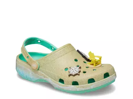 Сабо Margaritaville Beach Classic Clog Crocs, зеленый