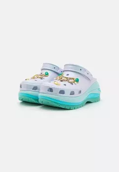 Сабо MEGA CRUSH SEA FRIENDS UNISEX Crocs, серебристого цвета