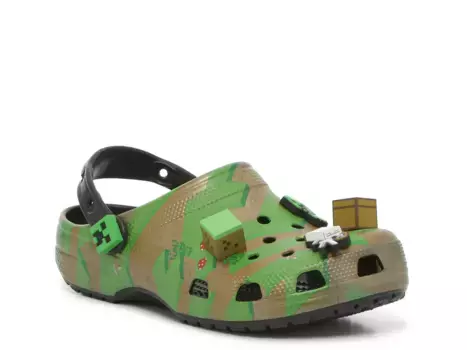 Сабо Minecraft Classic Clog Crocs, светло-зеленый