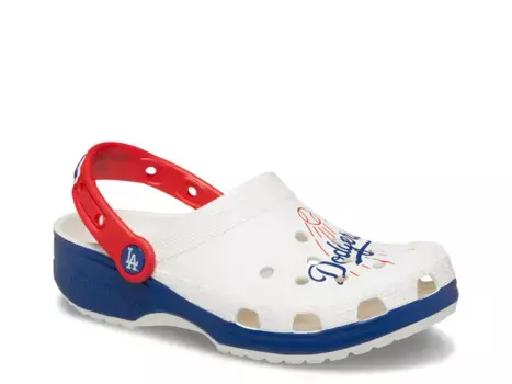 Сабо MLB LA Dodgers Classic Clog Crocs, белый