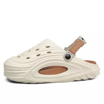 Сабо мужские Caritesport, белый/зеленый