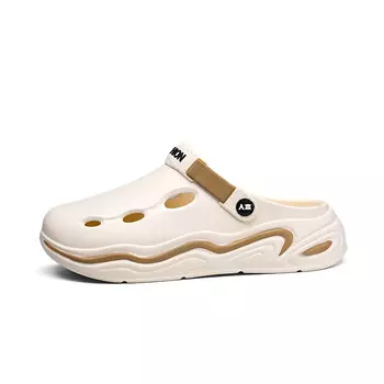 Сабо мужские Humanism 1986, черный/оранжевый