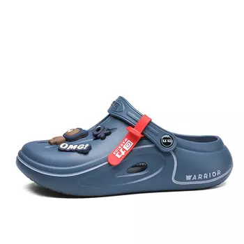 Сабо мужские Warrior, белый/оранжевый