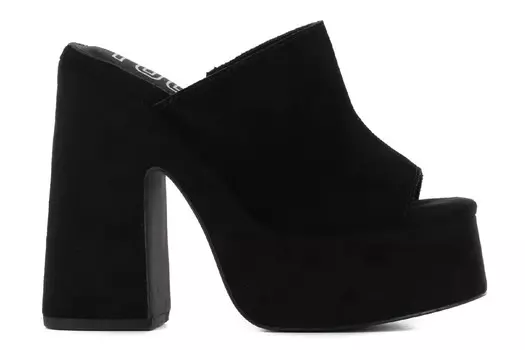 Сабо на каблуке South Beach Yuu Jou, черный