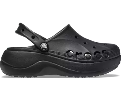 Сабо на платформе Baya Crocs, черный