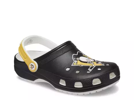 Сабо NHL Pittsburgh Penguins Classic Clog Crocs, белый