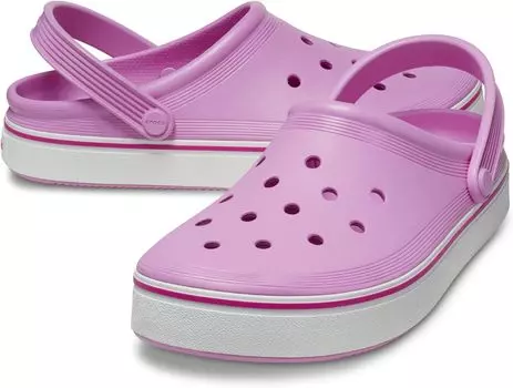 Сабо Off Court Clog Crocs, цвет Taffy Pink