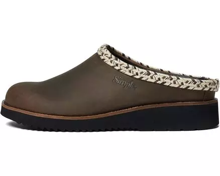 Сабо Original Clog - Leather Simple, коричневый