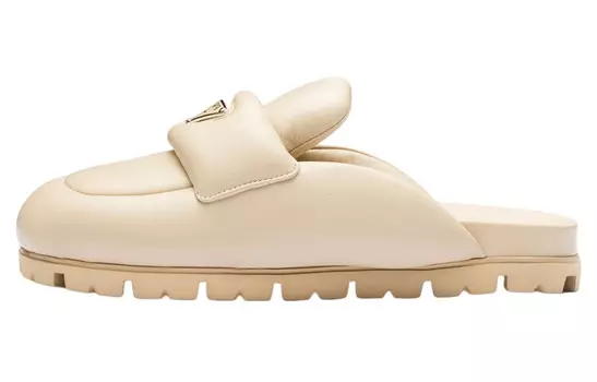 Сабо Prada, бежевый