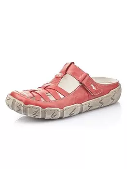 Сабо rieker, красный