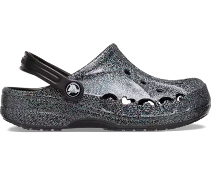 Сабо с блестками Crocs для малышей Baya, цвет Black / Multi