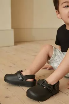 Сабо с пряжкой Next, черный