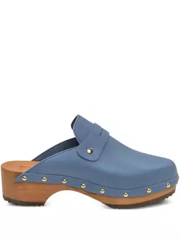 Сабо с шипами ENNEQUADRO, синий