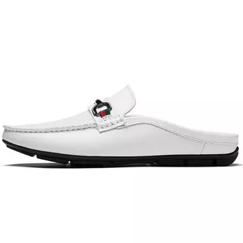 Сабо с закрытым носком для мужчин Devanro, цвет Black embossed