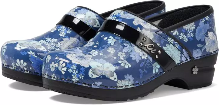 Сабо Sanita Butterfly Melody, синий