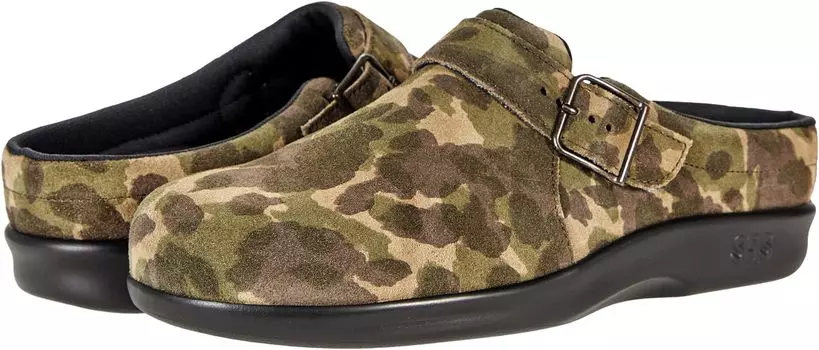 Сабо SAS Clog Comfort Slip On, цвет Camo