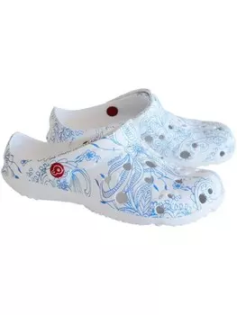 Сабо Schuzz Freizeitschuhe Globule Imprime, цвет wei/bunt-kombi