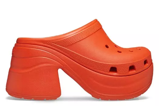 Сабо «Сирена» и сабо на каблуке Crocs, красный