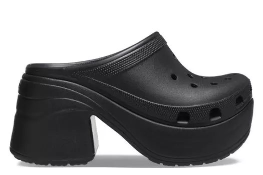 Сабо «Сирена» и сабо на каблуке Crocs, черный