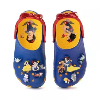 Сабо Snow White Crocs Classic Clog, цвет Sunshine
