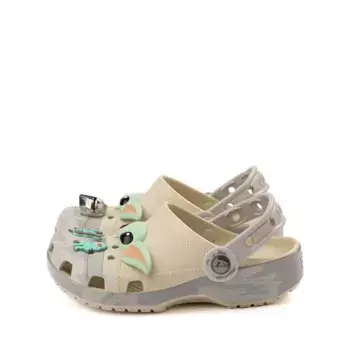 Сабо Star Wars The Mandalorian Crocs Grogu Classic Clog, цвет Bone