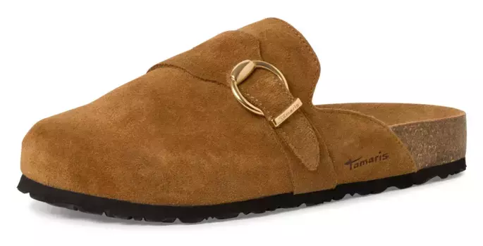 Сабо Tamaris, базовая, летняя обувь, тапочки в классическом стиле, цвет Cognac