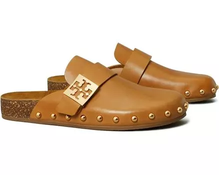 Сабо Tory Burch Mellow Stud Mule, цвет Caramel Corn/Gold