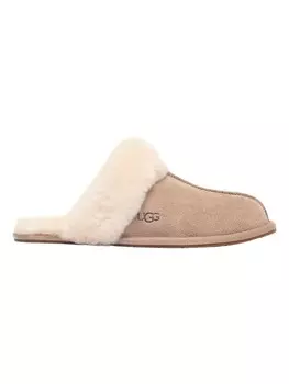Сабо UGG Leder-Hausschuhe Scuffette II, бежевый