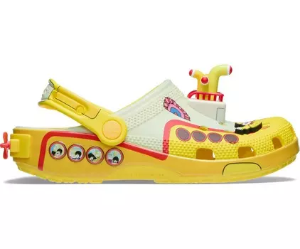 Сабо унисек The Beatles x Crocs: Yellow Submarine, желтый